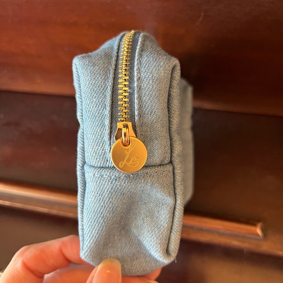 Lisa Eldridge Denim Makeup Bag - Picture 4 of 7